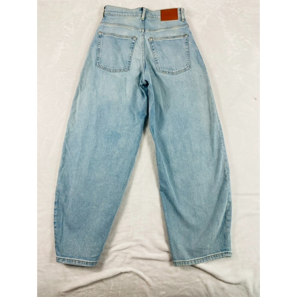 NWOT Everlane The Way-High Curve Jeans Women Sz 25L Tall Light Wash Barrel - Picture 8 of 14